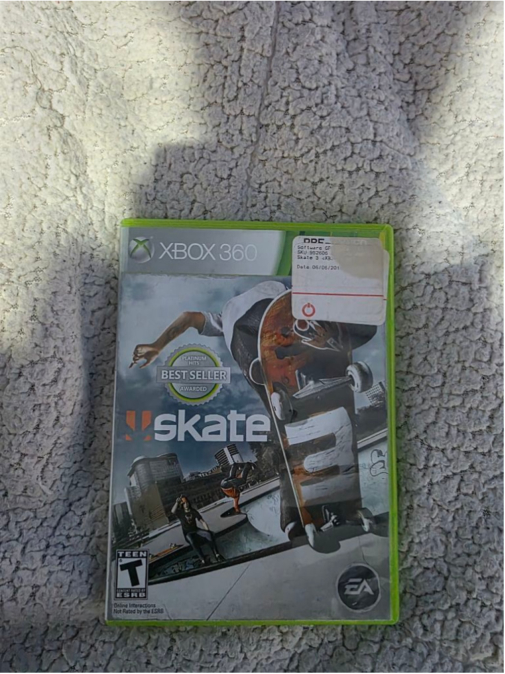 EA Skate 3 Xbox 360 Video Game One Size Green White